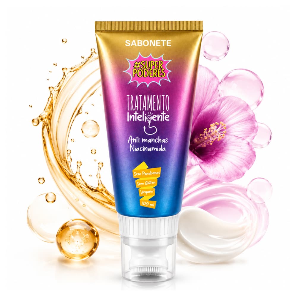 Sabonete Facial Antimanchas Niacinamida 100mL - em Barra - Hidratante - Pele Macia - Toque Suave - Perfumado