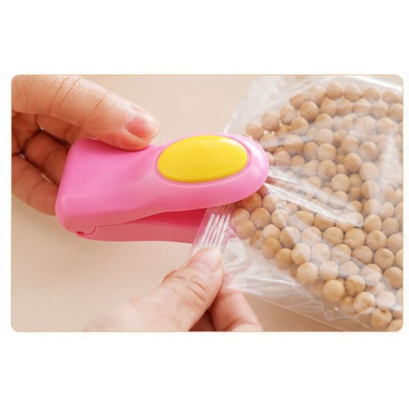 Mini Máquina Seladora Portátil para Embalagens | Fecha Pacotes e Conserva Alimentos