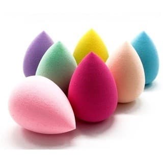 KIT COM 3 ESPONJAS GOTA PARA MAQUIAGEM - CORES VARIADAS
