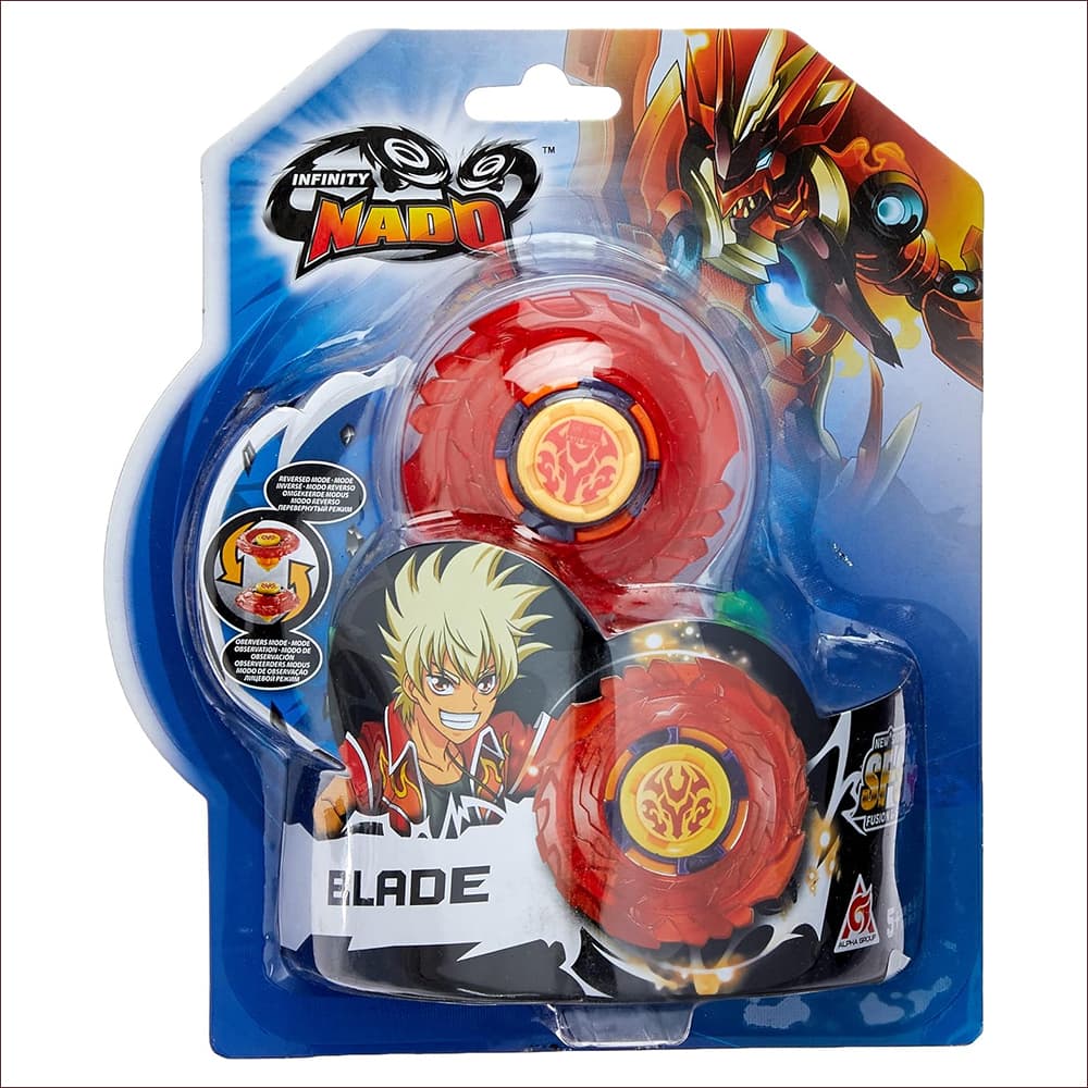 Beyblade Pião de Batalha Infinity Nado Plastic Series +5