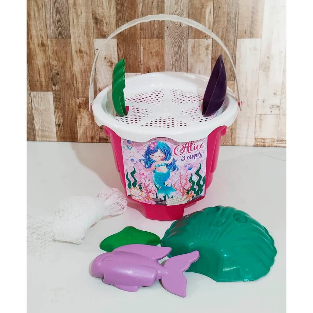 Baldinho de Praia PERSONALIZADO | Tema da sua festa | Lembrancinha Personalizada