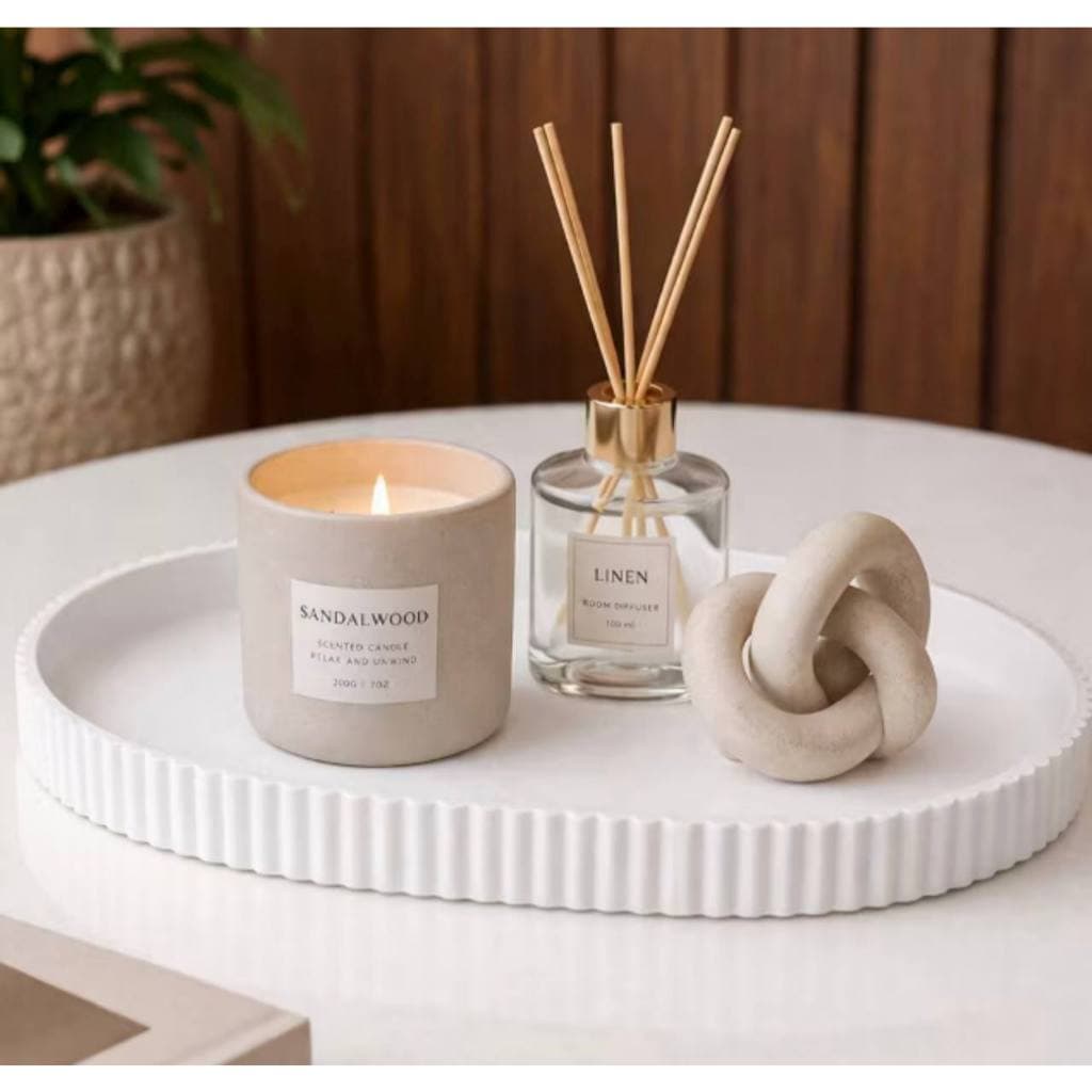 Bandeja Decorativa Organizador Perfume, Maquiagem, Mesa, Porta Joias, Chaves
