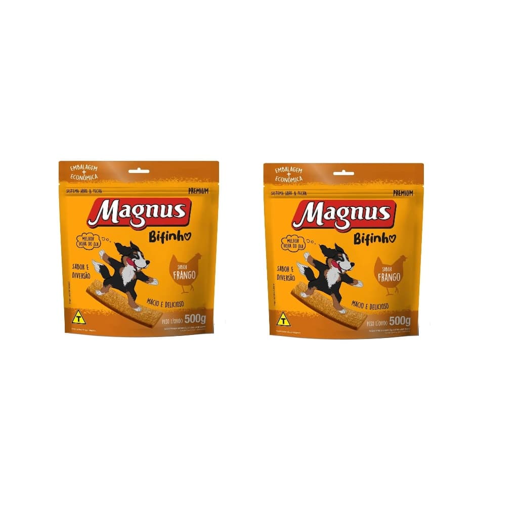 Bifinho Magnus Cães Sabor Frango 500g Promoção