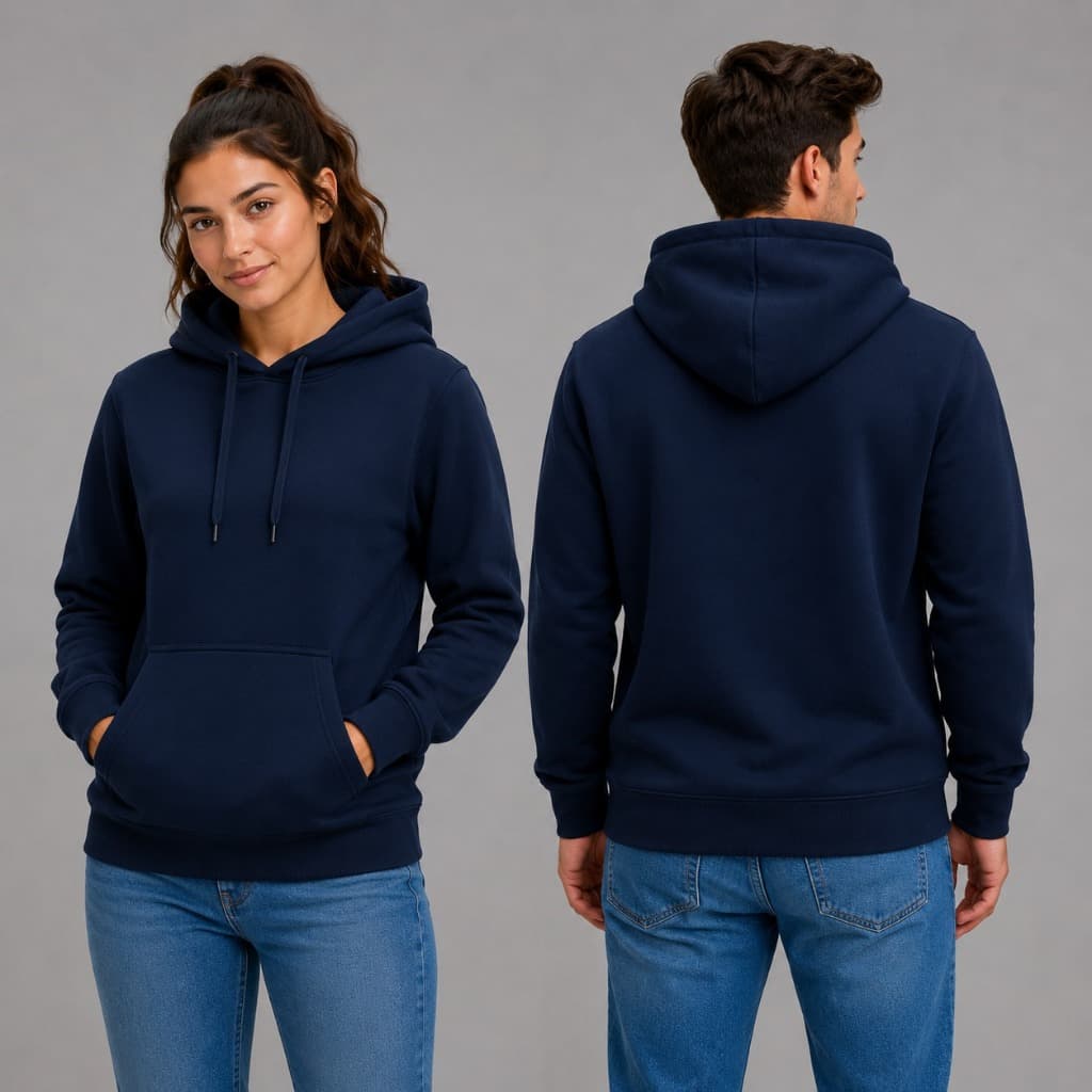 Moletom Unissex Lisa Capuz Frio Flanelado Bolso Blusa