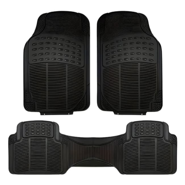 Jogo Tapete Universal Carro Borracha Grossa Esportivo Tuning