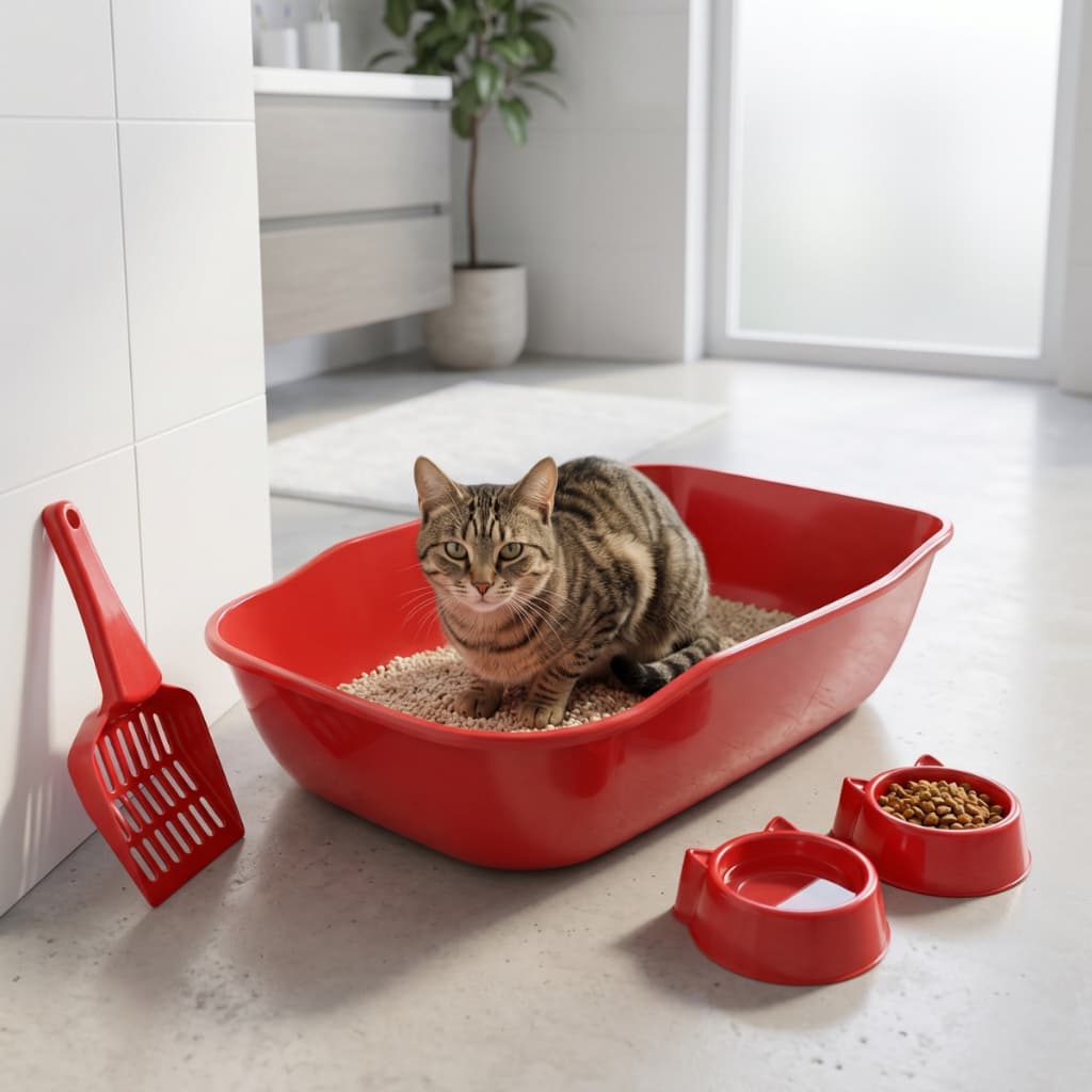 Caixa de Areia GRANDE - Bandeja Higiênica Luxo Duracats para Gatos - DURAPETS