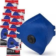 KIT COM 10 - Respirador PFF2-S COM VÁLVULA Camper