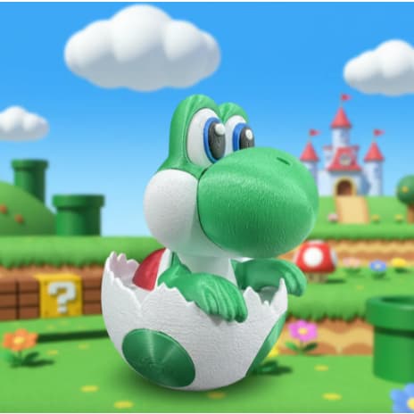 Yoshi decorativo, boneco gamer, decoração Nintendo, decoração geek, setup gamer, enfeite mesa gamer, presente gamer,