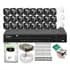 Kit 24 Cameras De Segurança 2mp Dvr 32 Canais Intelbras 2tb