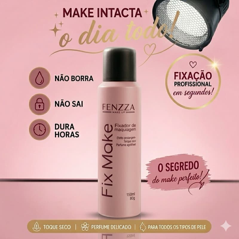fixador de maquiagem fix make fenzza
