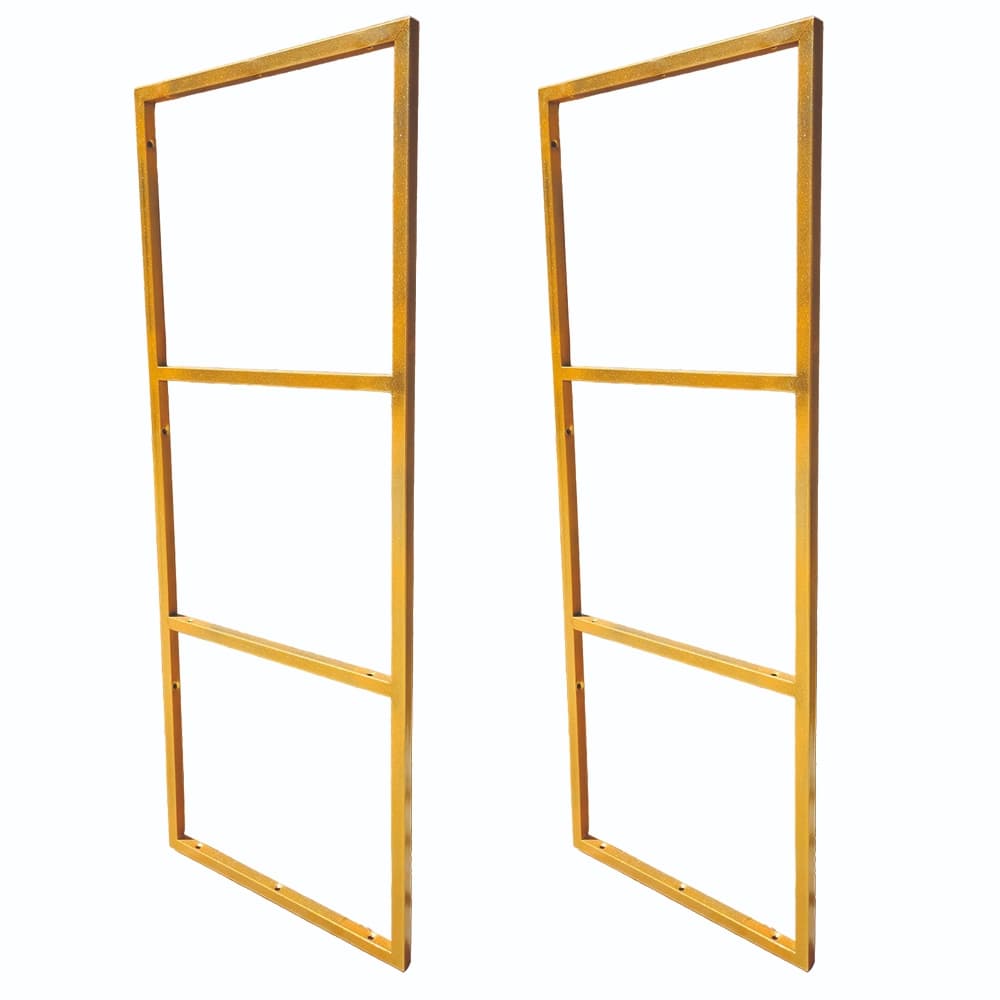 Estilo Industrial MetalonTriplo Teto/Parede Dourado - Prateleira 30cm