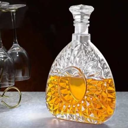 Garrafa vidro licor soft redonda 500ml