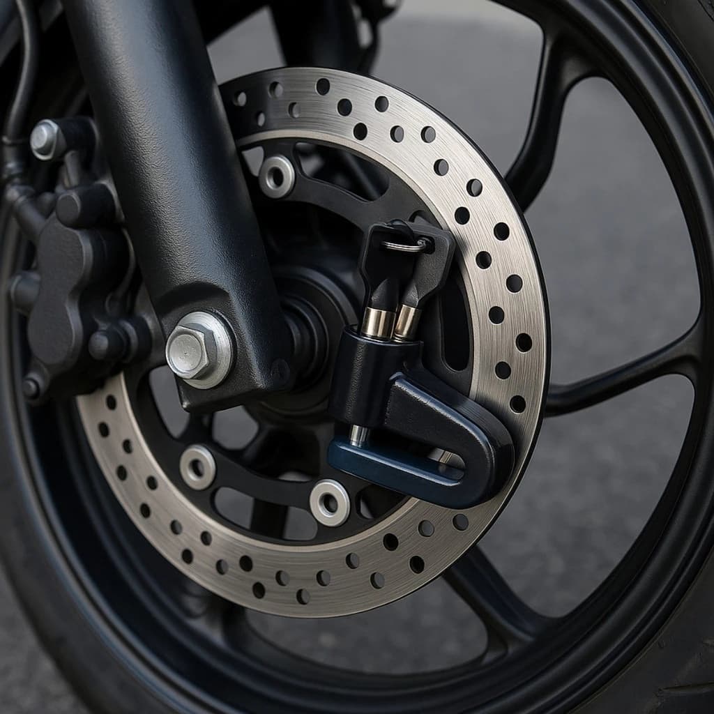 Kit 2 Cadeados Trava Disco Antifurto Universal Proteção para Moto e Bicicleta  Alta Segurança