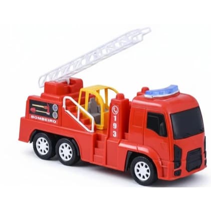Caminhão Bombeiro Com Escada Articulável - Diverplas - 801