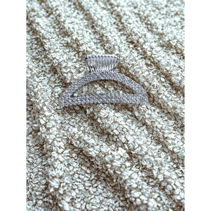 Garra de Cabelo  com Strass Luxo — Presilha Feminina Elegante