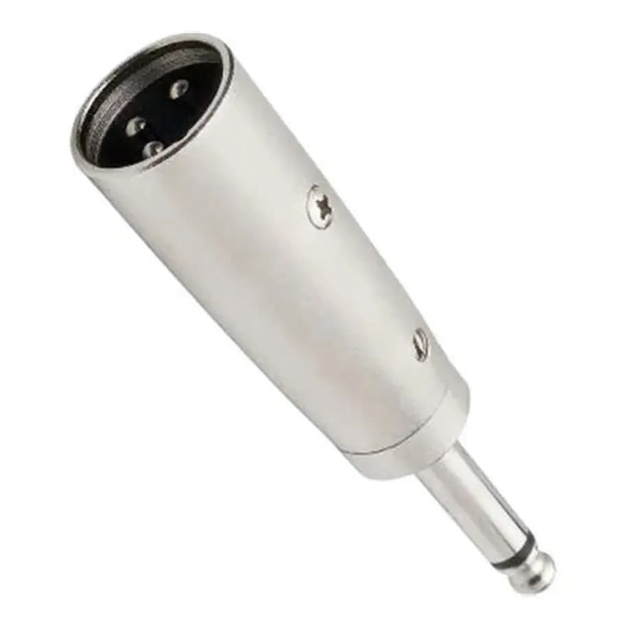 Plug P10 Mono P/ Plug Cannon Macho 3 Pinos