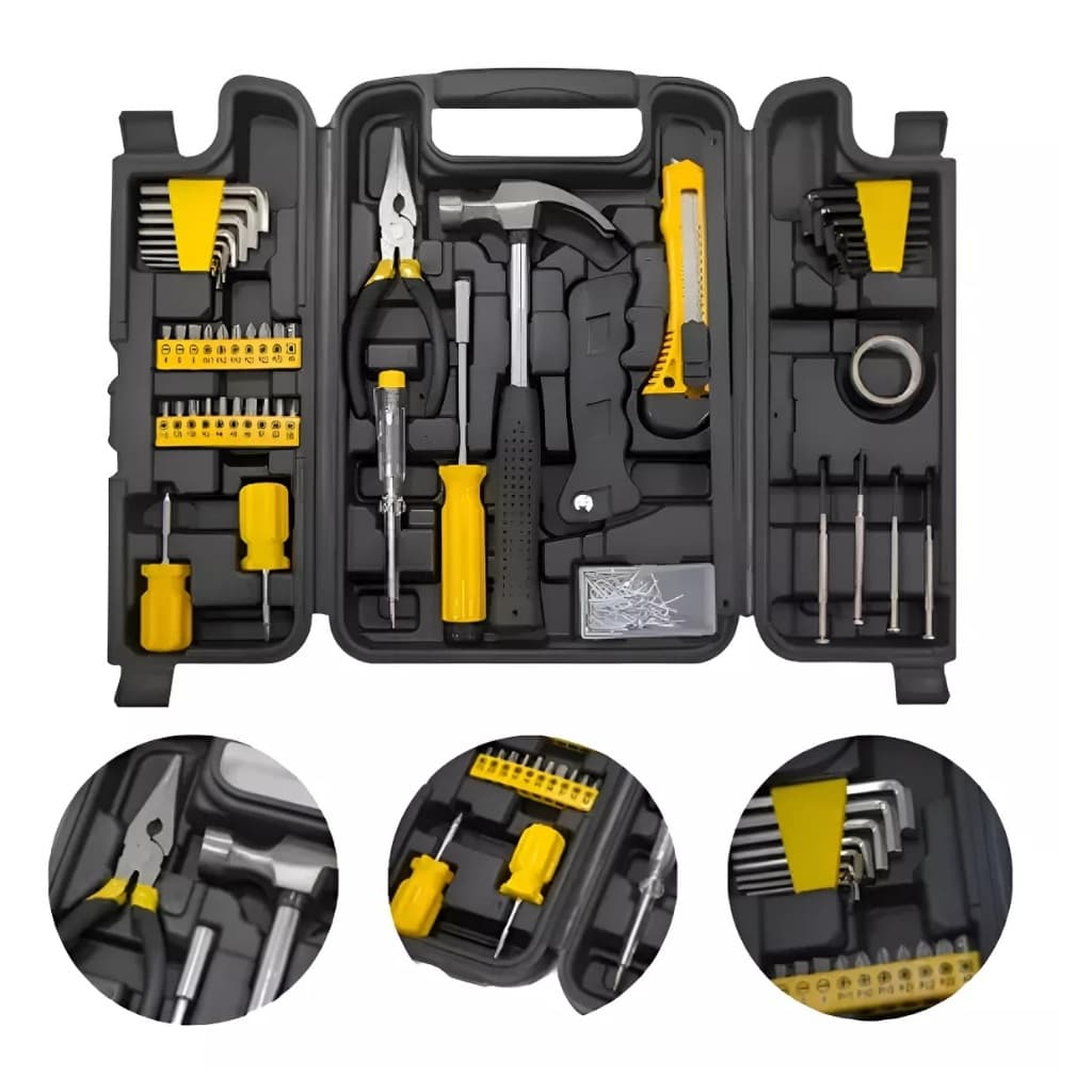 KIT DE FERRAMENTAS MALETA 200 PECAS SHARK BLUE