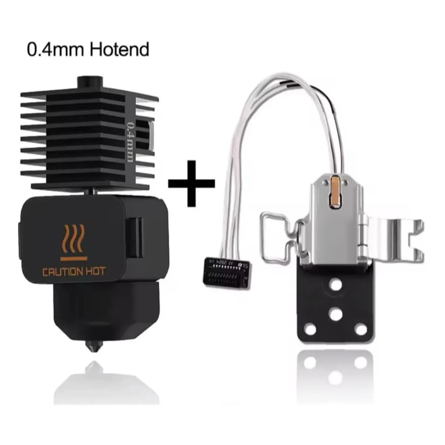 Kit Hotend conjunto de aquecimento Completo + Bico 0,4mm Aço Endurecido para Bambu Lab A1