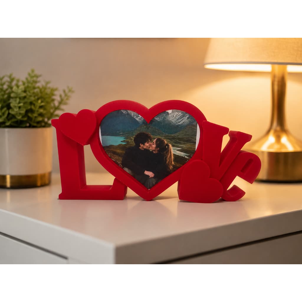 Porta Retrato Love Personalizado – Presente Romântico para Casal