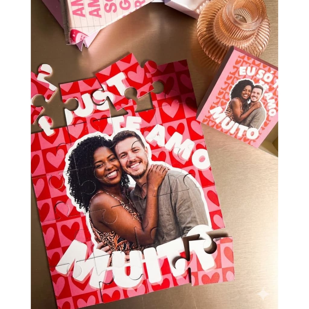 Quebra cabeça personalizado| 60 peças | Presente| Dia dos namorados| Aniversário de namoro