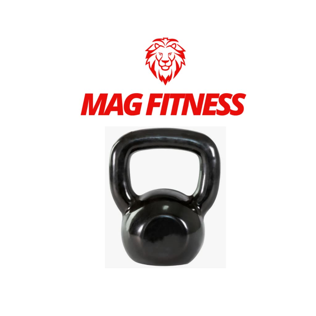 Kettlebell Emborrachado 18Kg – Peso para Academia, Treino em Casa e Musculação