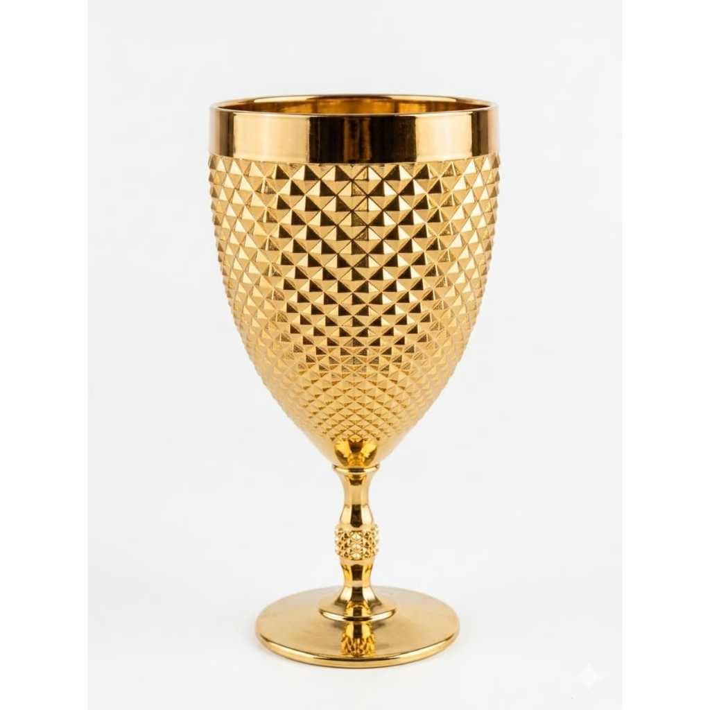 taça ceia do senhor decorativa em acrílico metalizada taças para jantar taças luxo taças igrejas