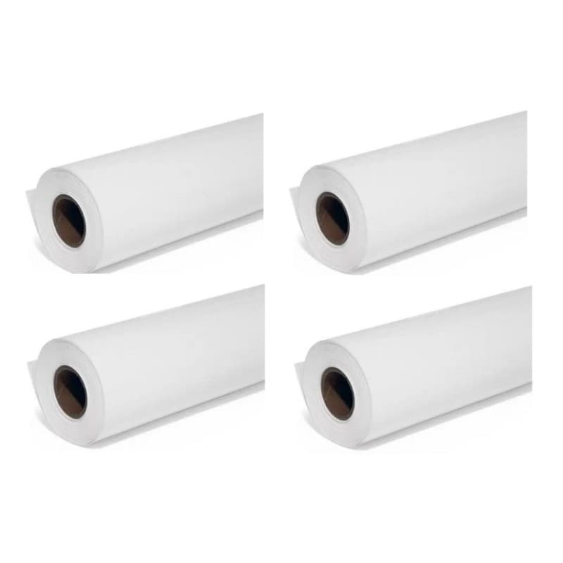 kit 4 bobina papel 75g 910mm x 45m