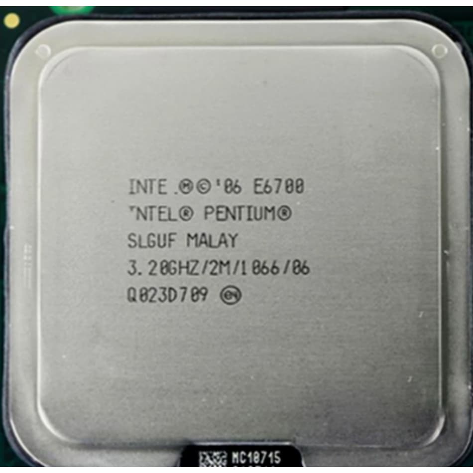 Processador Intel Pentium E6700 2MB 775 + 1 Grama Pasta
