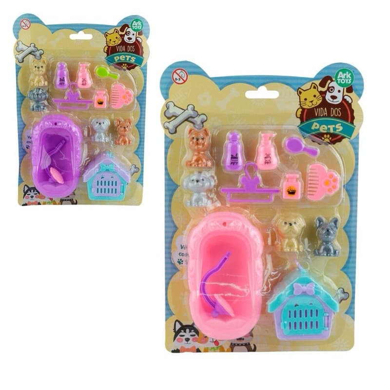 KIT Pets de Plástico 13 Peças Color