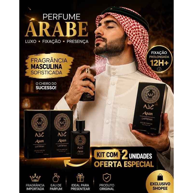 Asad Perfume Masculino (2 Unidades)