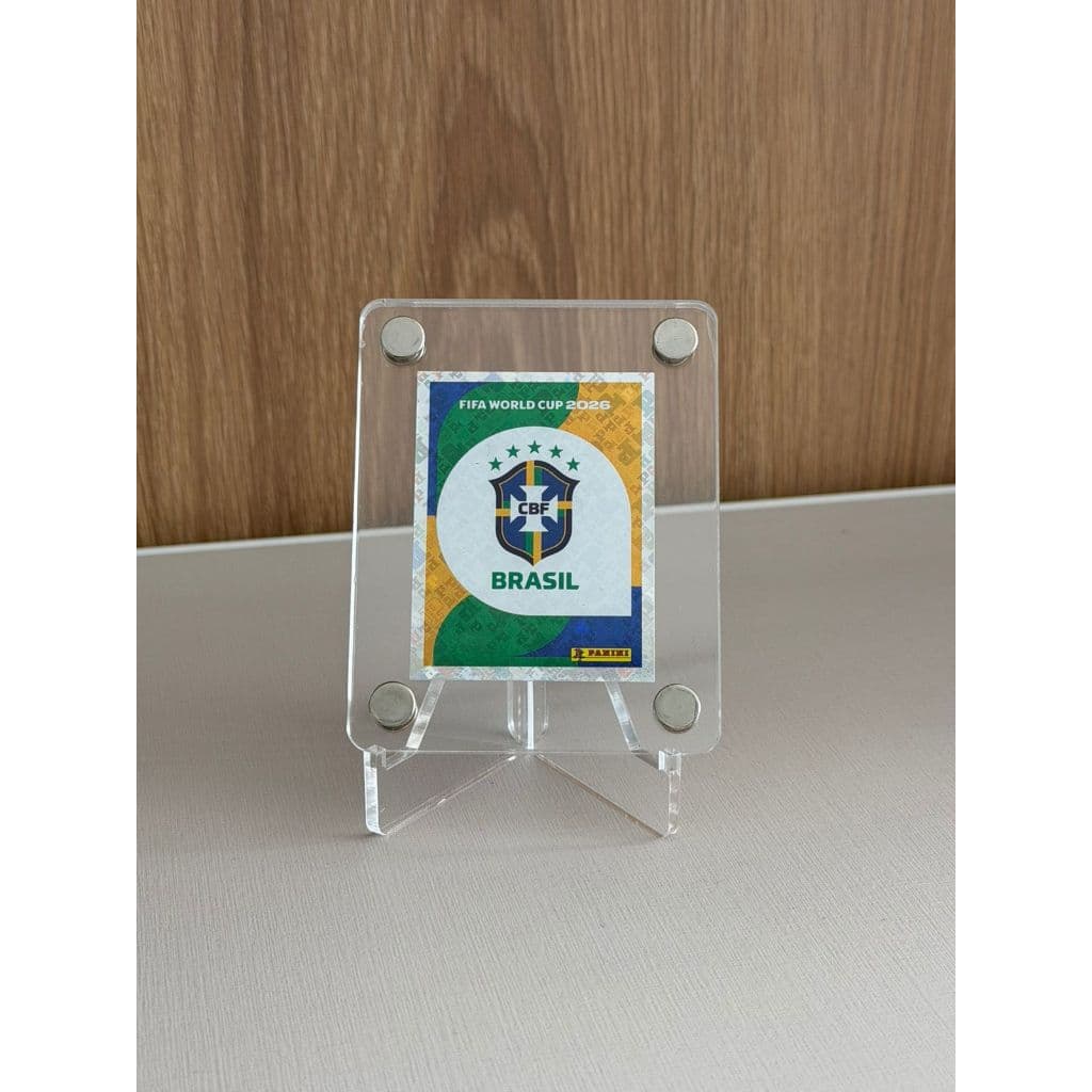 Display Expositor p/ Colecionar Figurinha Da Copa Em Acrílico C/ Base