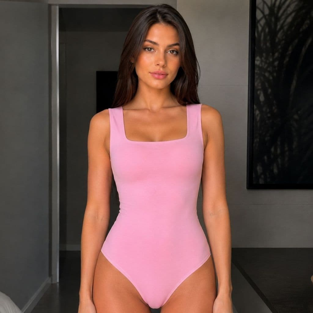 Body Feminino Suplex Zero Transparência Casual Para O Dia A Dia