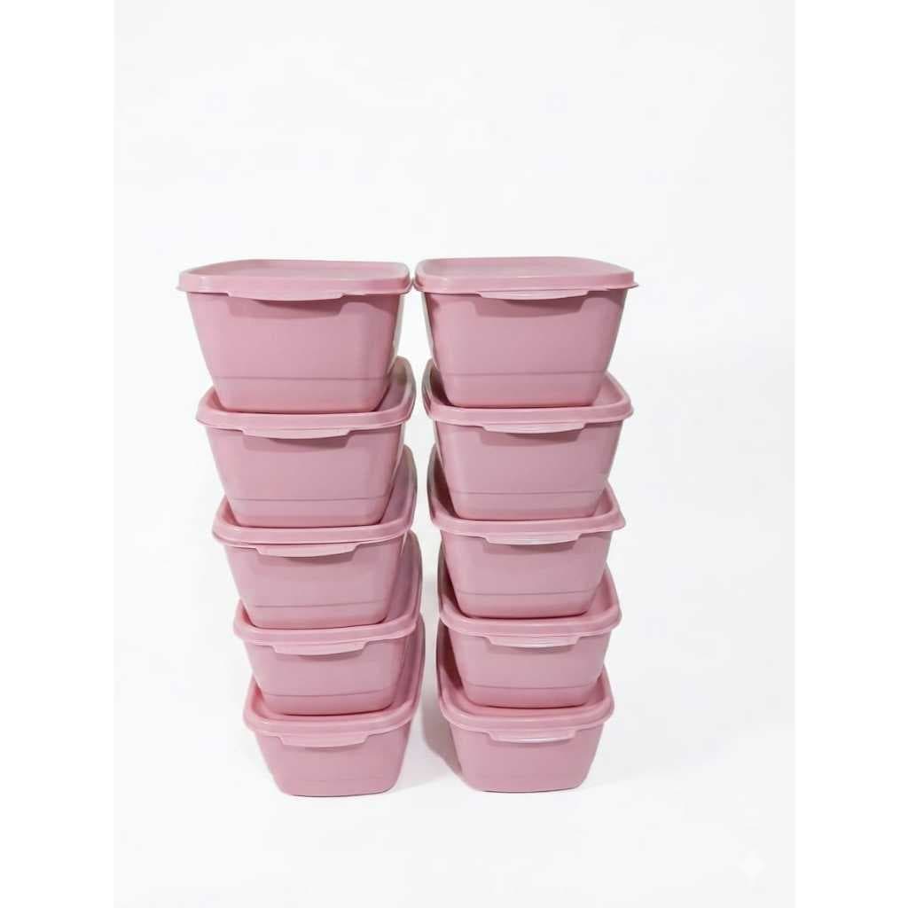 Kit 10 Potes Plásticos Retangulares  Casa Bella Organizador Cozinha