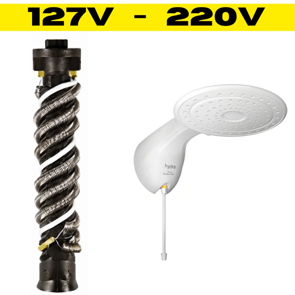 Resistência ThermoSystem Óptima Multitemperatura 8T Turbo Hydra 127v 220v 5500w 6800w 7500w