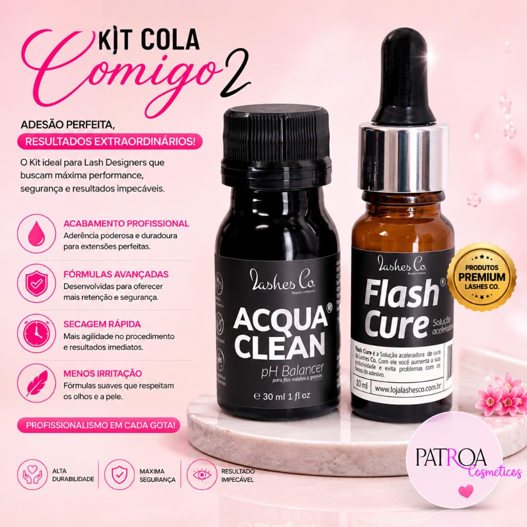 KIT Acqua Clean 30ml + Flash Cure 10ml
