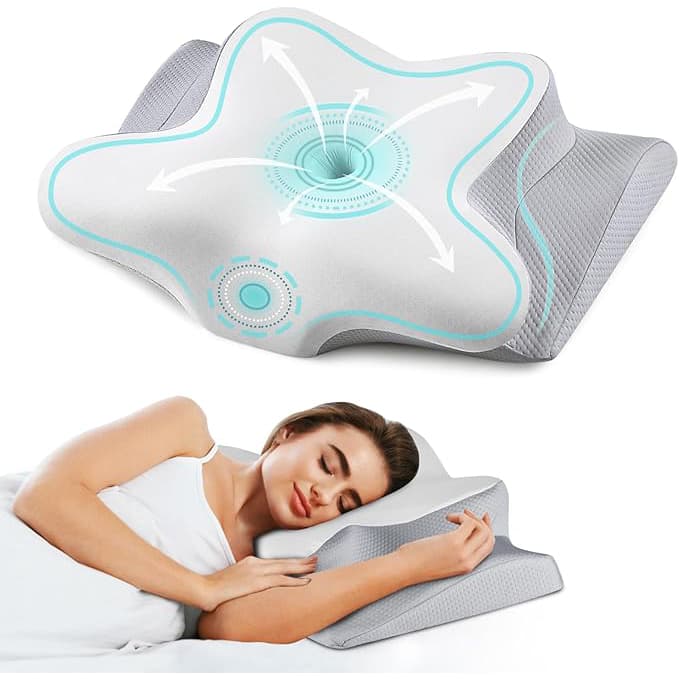 Travesseiro Ortopedico Cervical Anti-ronco E Apneia Relax Coluna Viscoelastico Latex