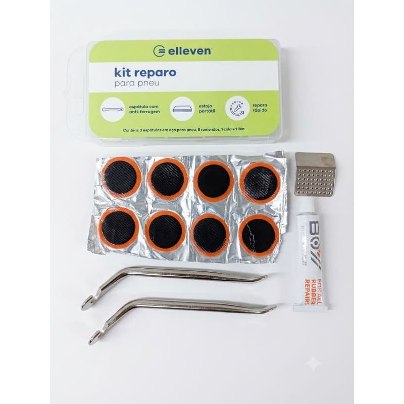 Kit Reparo Remendo a Frio P/ Câmara Ar Bicicletas