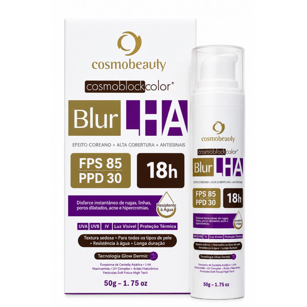 Cosmobeauty Blur Lha Filtro Fps 85 Efeito Pele Coreana 50g