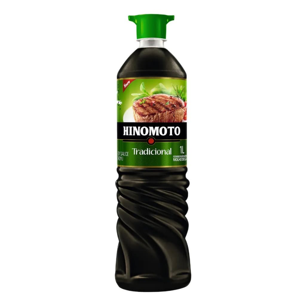 Molho de Soja Shoyu Suave Tradicional 1L Hinomoto
