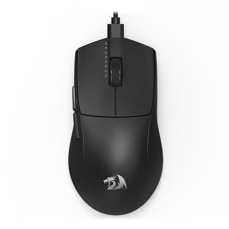 MOUSE REDRAGON M996 K1NG 8K GAMER SENSOR PAW3395 USB 26000 DPI 5 BOTÕES PRETO