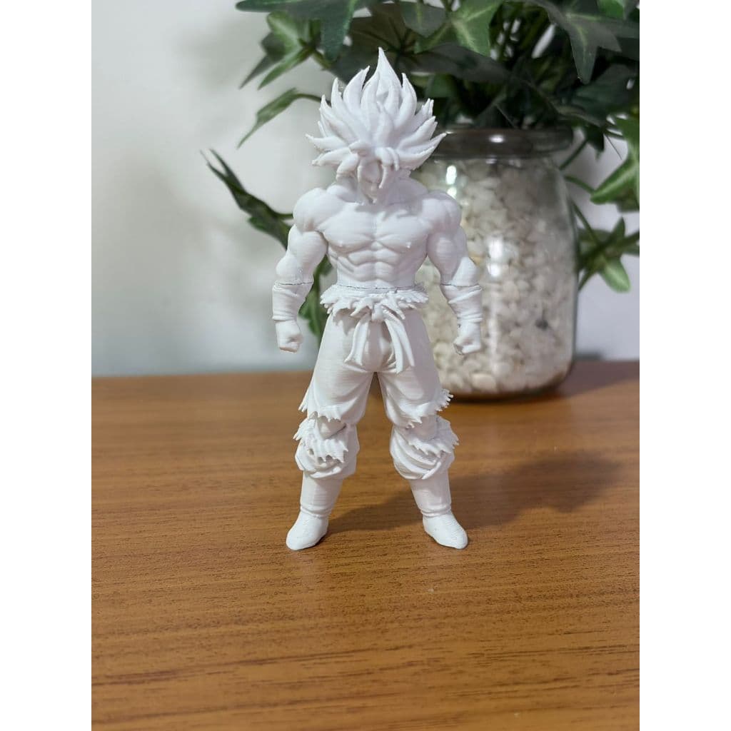 🔥 ESTATUETA SUPER SAIYAJIN EM 3D: O DESPERTAR DO GUERREIRO LENDÁRIO NO SEU SETUP!