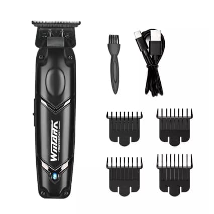 Máquina Wmark NG-2048 Profissional Sem Fio Corte Degradê Fade Barber Alta Precisão