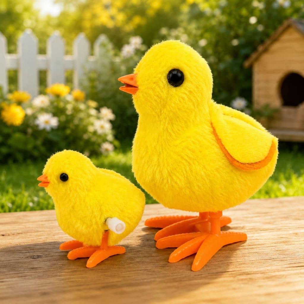 Pintinho Amarelinho Brinquedo Infantil a Corda - PROMOÇÃO