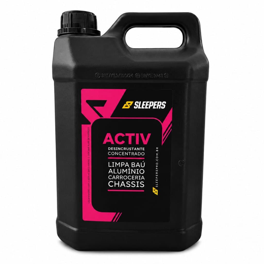 Desincrustante Desengraxante Concentrado 5L Activ Limpa Baú Chassi Alumínio Automotivo