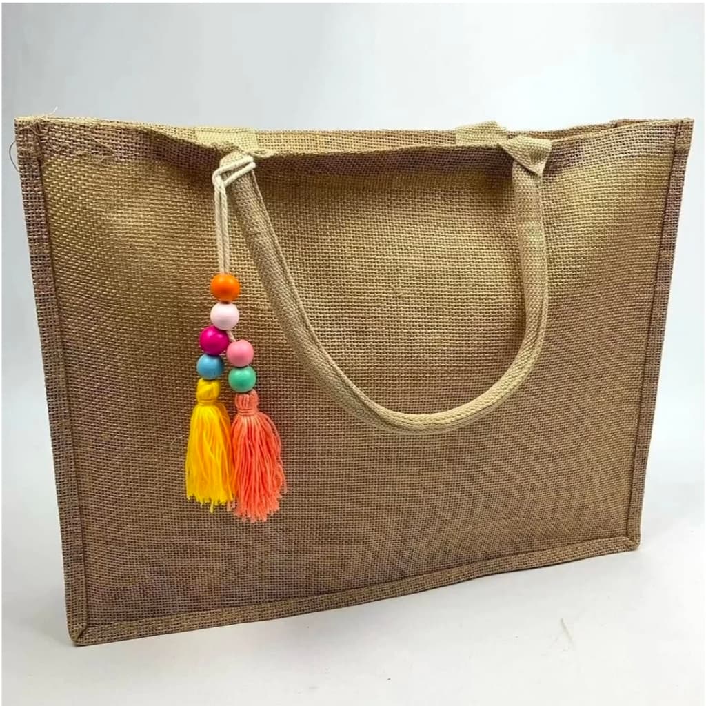 Bolsa Praia Juta Palha Feminina Zíper de Ombro Sacola Ecobag Bolsa Ecológica Linda da Moda