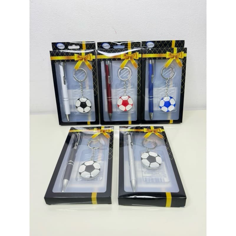 Combo Com 2 Kits de Caneta Com Chaveiro