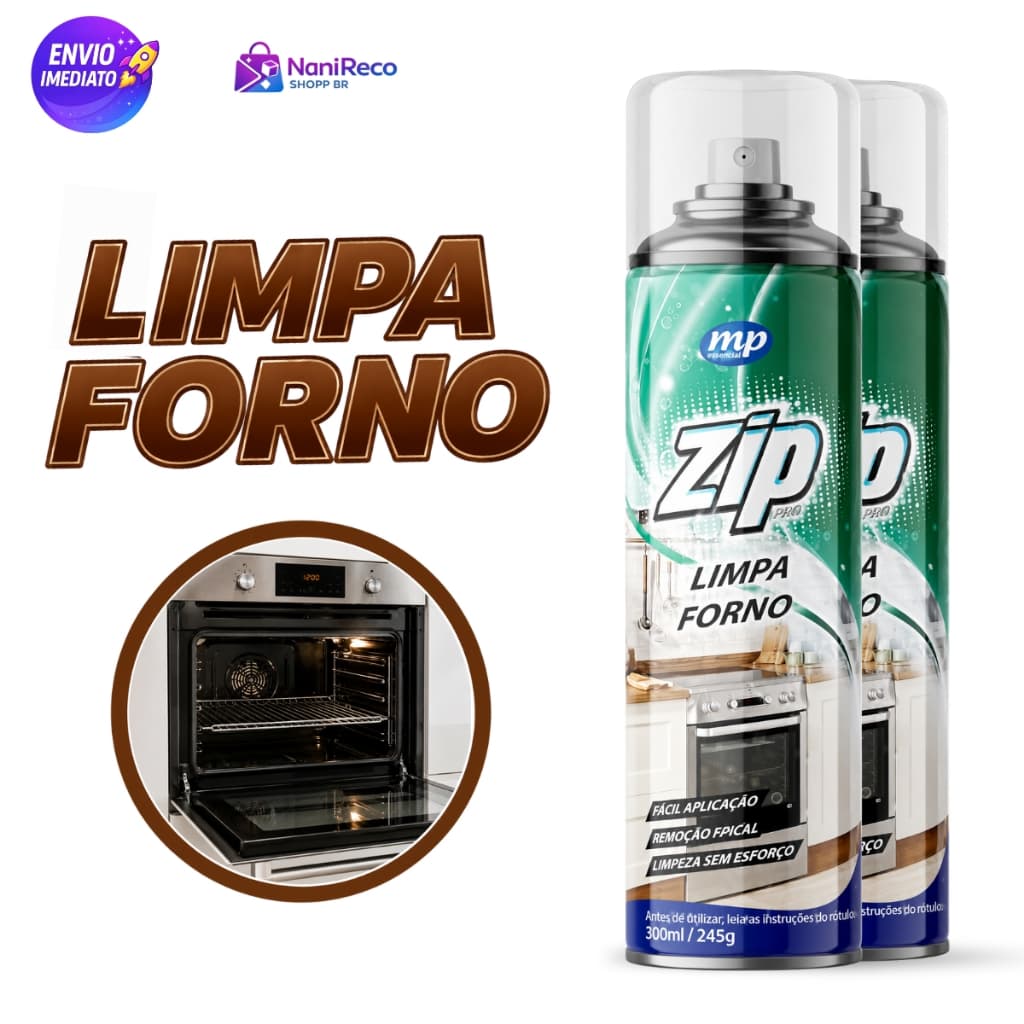 Limpa Forno Spray Desengordurante de Alta Potência para Limpeza Profunda
