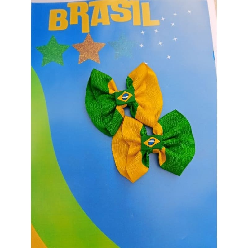 Tiara do Brasil, Laço Brasil, Acessório do Brasil, Laço copa do mundo, acessório copa do mundo