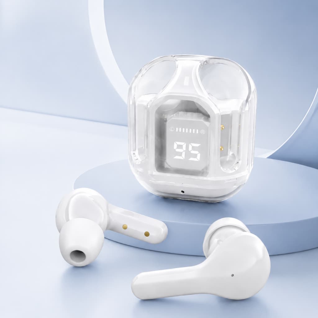 Fones TWS sem fio cores sortidas, som grave-agudo, visor digital
