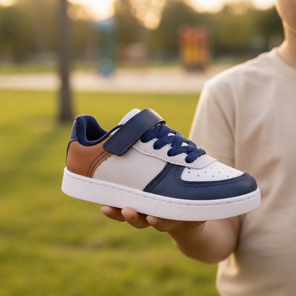 Tênis Infantil conforto e estabilidade velcro sola emborrachada do 26 ao 33